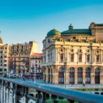 Puente arenal con Teatro Arriaga